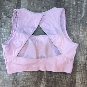 NVGTN Baby Pink Size Medium Empower Seamless Sports Bra